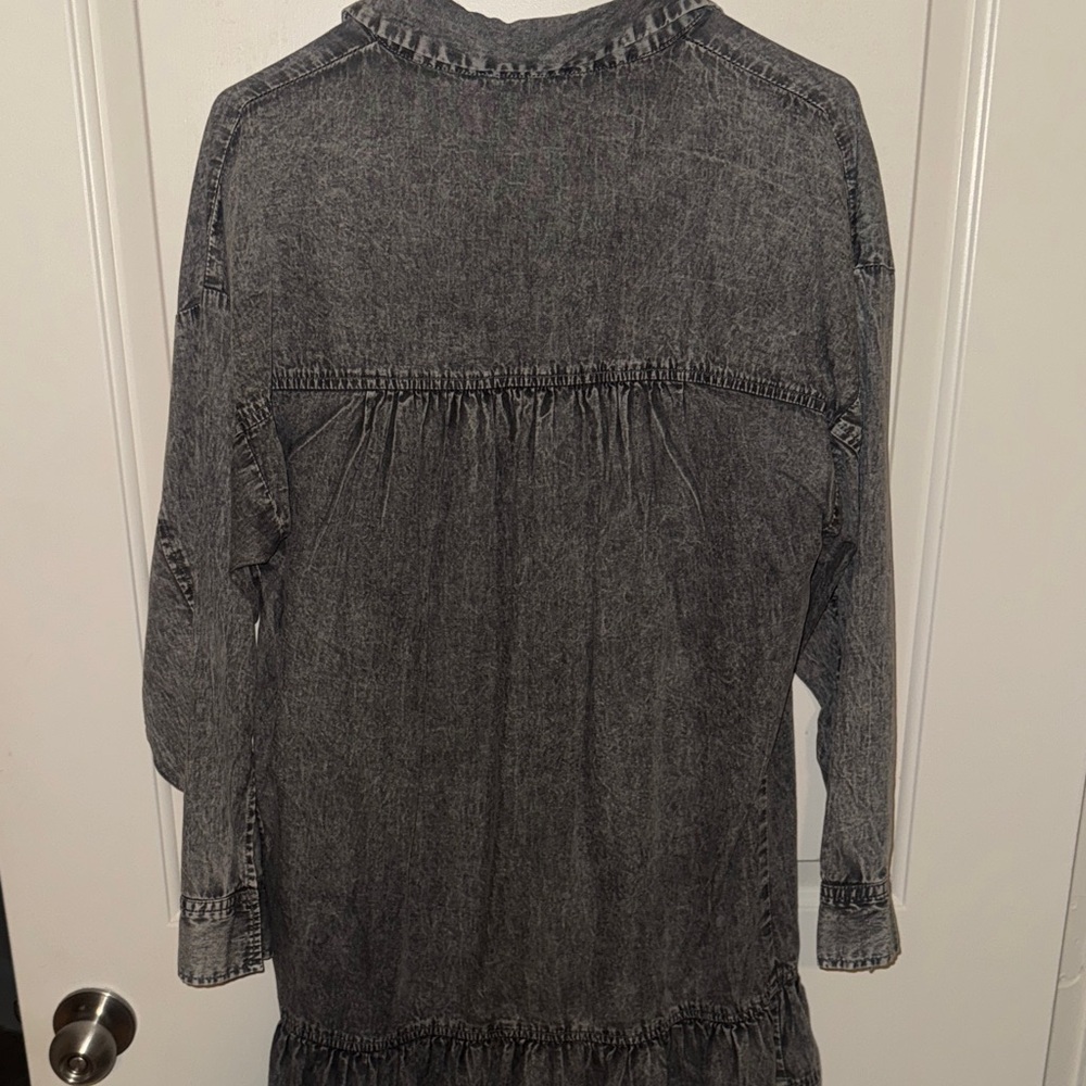 Elan Charcoal Long Sleeve Dress - Picture 5 of 5
